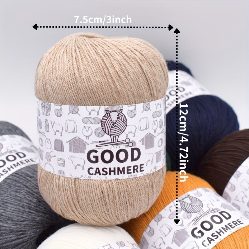 6pcs Cashmere Yarn 3ply Soft Warm Yarn For Knitting And Crocheting Sweater