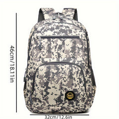 Camouflage Sports Backpack Large Capacity Outdoor Hiking Bag
