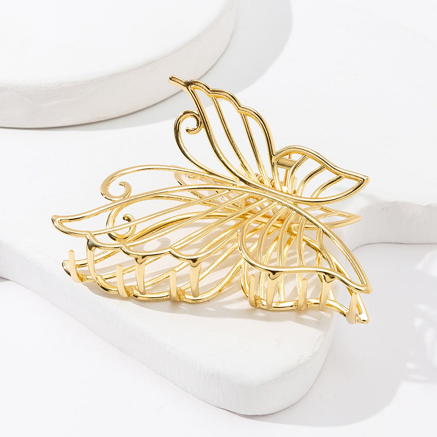 Hollow Butterfly Hair Clip Strong Hold for Thick Hair Accessories