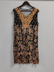  Boho Dress Women's Plus Floral Print Tank Dress