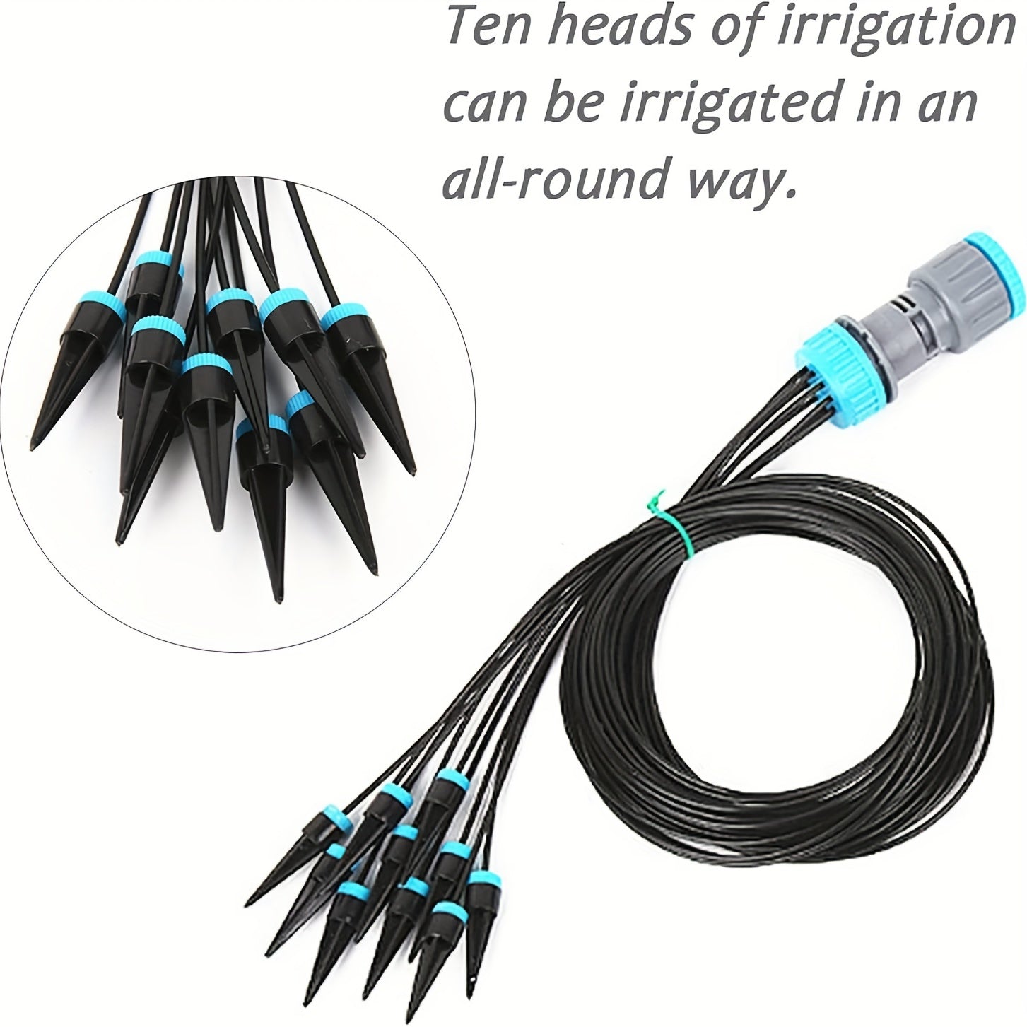 Automatic Indoor Drip Irrigation System with 10 Heads