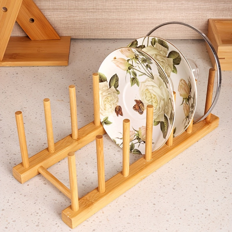 Insulated Bamboo Drain Tray Holder for Tea Cakes & Kitchen Supplies