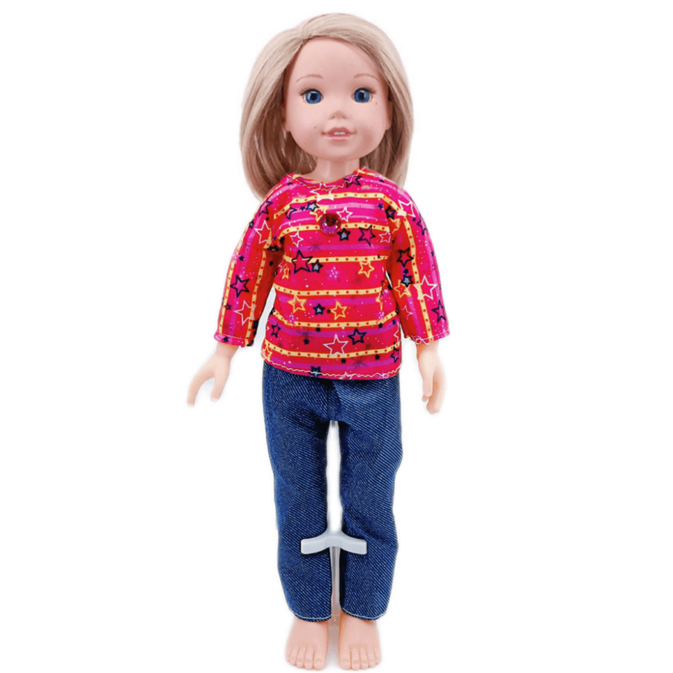 Mini Doll Clothes For 14'' Silicone Crawling Doll - Fashionable Princess Dress