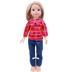 Mini Doll Clothes For 14'' Silicone Crawling Doll - Fashionable Princess Dress