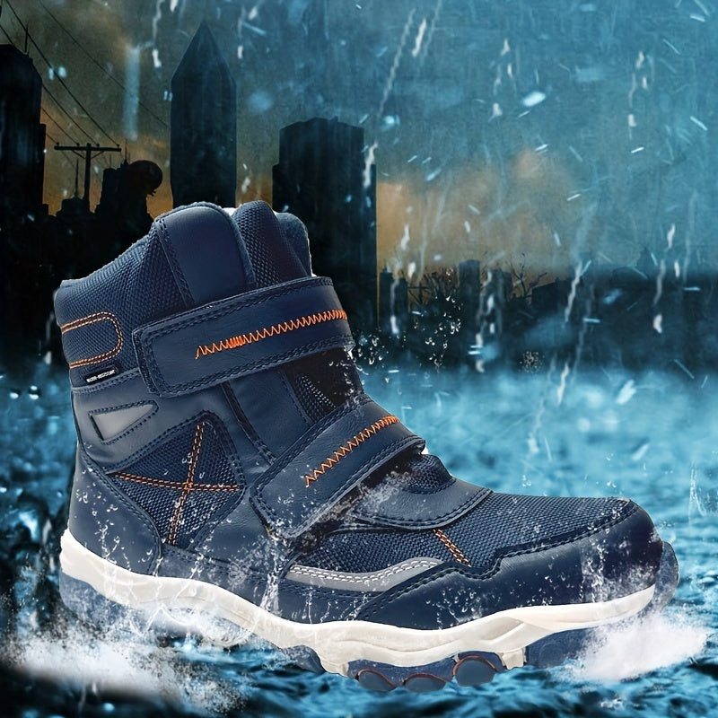 Boy's High Top Hiking Shoes Non Slip Waterproof Durable Shoes