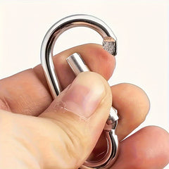 10pcs Alloy Hanging Buckle Carabiner for Outdoor Camping Hiking