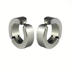 Titanium Steel Small Earrings for Men