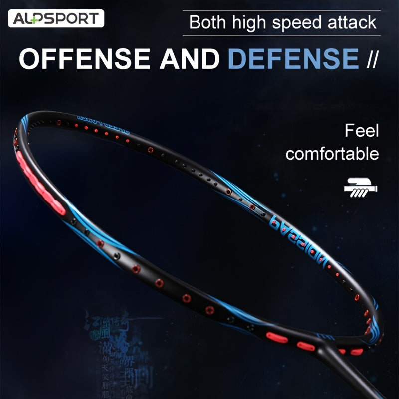 Carbon Pro Offensive Badminton Racket for Training