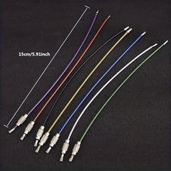 10pcs Stainless Steel Keychain Cable Rope For Men Hiking