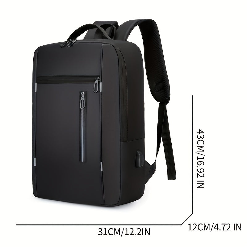 Waterproof Business Backpack USB School Laptop Backpack Large Capacity Bag