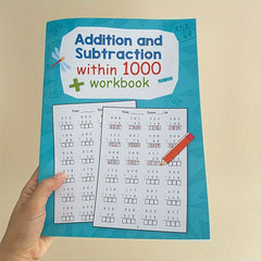 32 Pages Addition/Subtraction Within 1000 Math Workbook