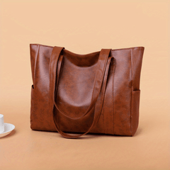 Large Capacity Tote Shoulder Bag Zipper Storage Bag