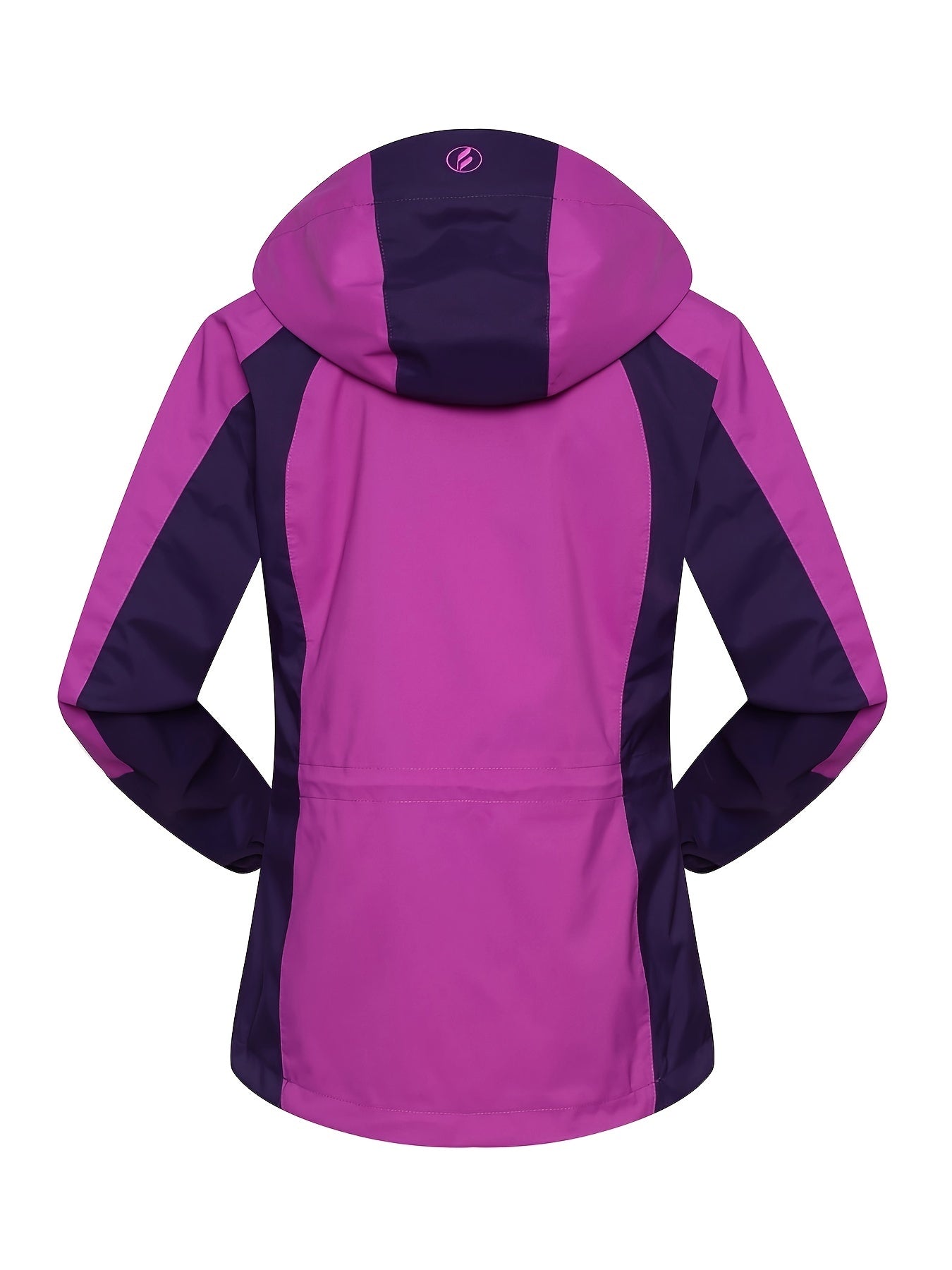 3-in-1 Winter Hooded Jacket Waterproof Ski Coat Women's Outdoor Ski Jacket