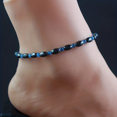 Gallstone Beaded Anklet Energy Healing Bracelet