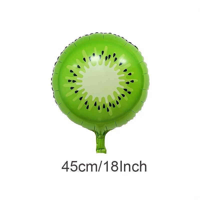 24pcs Fruit Party Decoration Balloons 18 inch Aluminum Foil Balloons