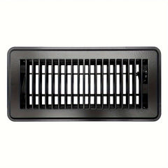 2pcs Brown Floor Vent Covers 10x25cm Adjustable Air Vent Deflectors for Home