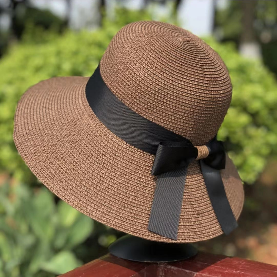 Ribbon Bowknot Bucket Hat UV Protection Sun Hats