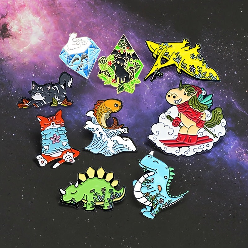 Cartoon Animal Brooch for Kids