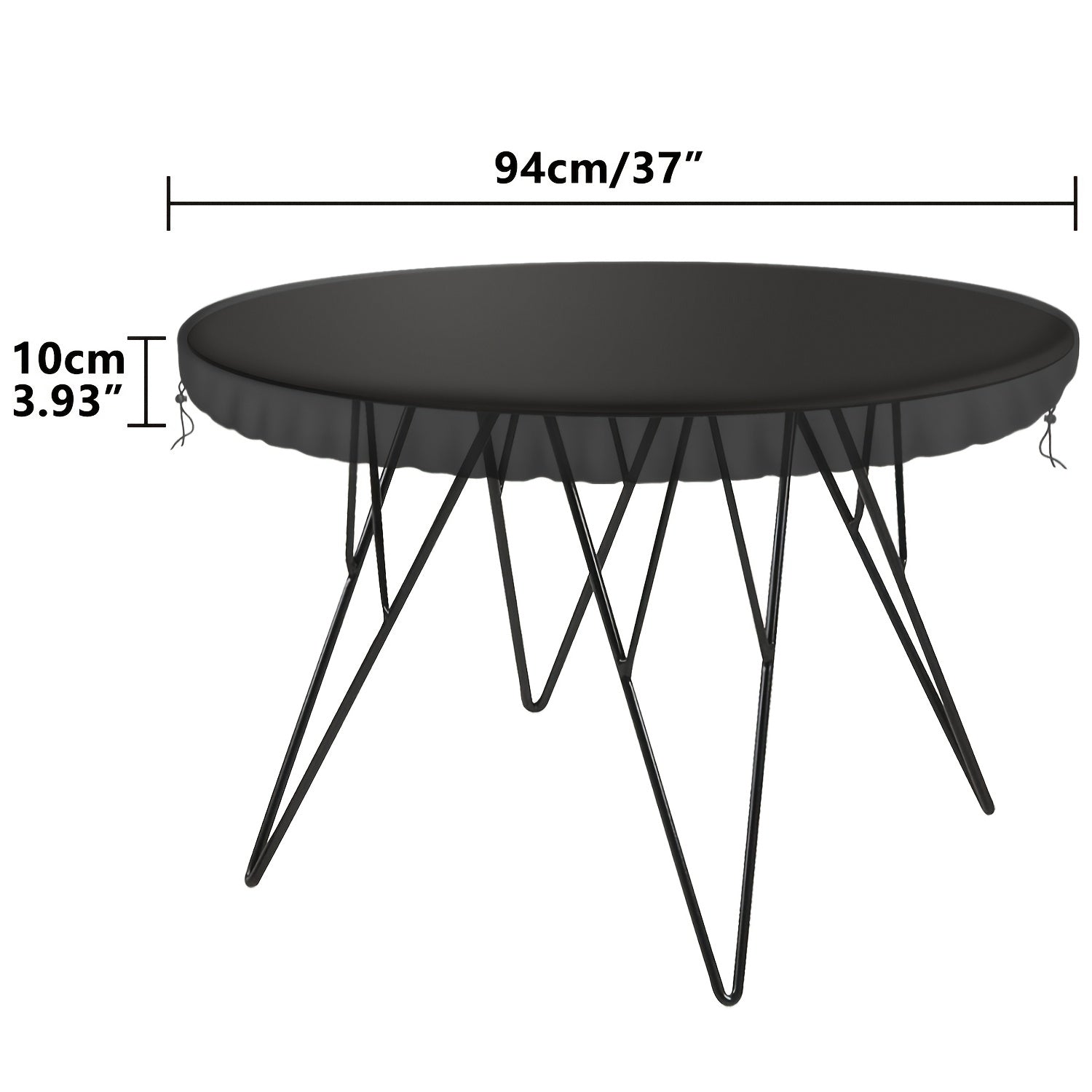 Waterproof 60-Inch Round Patio Furniture Cover