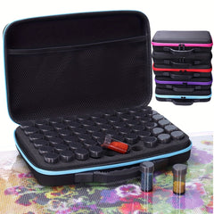 60 Bottles Diamond Painting Tool Storage Container with Carry Case