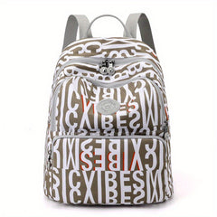 Flower Print Backpack Carry On Travel Bag For Luggage