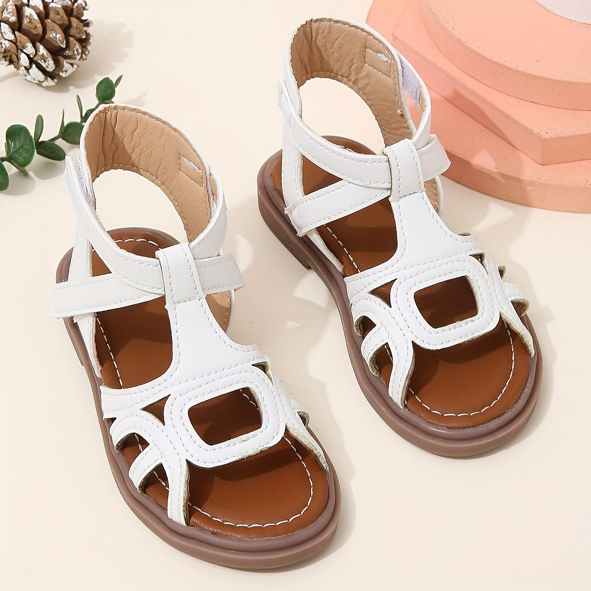 Girls' Breathable Open Toe Sandals Lightweight Comfortable Anti Slip Sandals