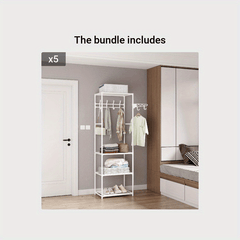Modern Coat Rack Floor Hanger Hanging Clothes Rack Storage