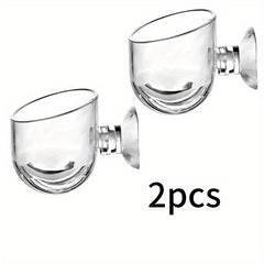 2pcs Red Worm Feeder Aquarium Plant Pot Plastic Fish Tank Plants Holder