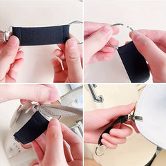 1pc Travel Hat Clip Elastic Hat Holder for Women Men