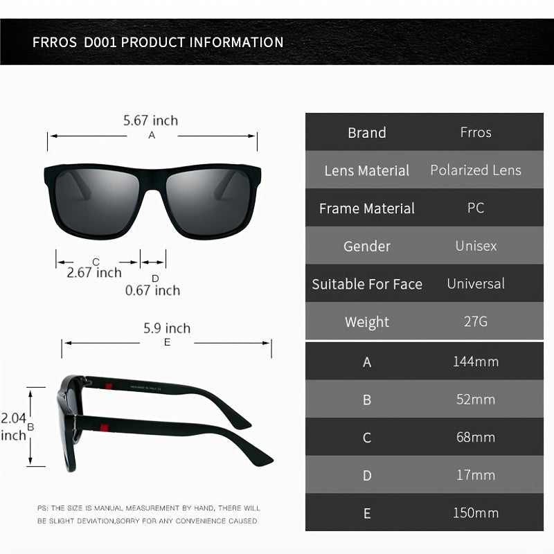 FRROS Polarized Sunglasses For Men And Women F001
