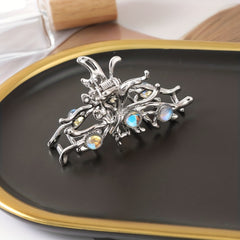 Metal Butterfly Hair Clip Large Shark Claw Headdress