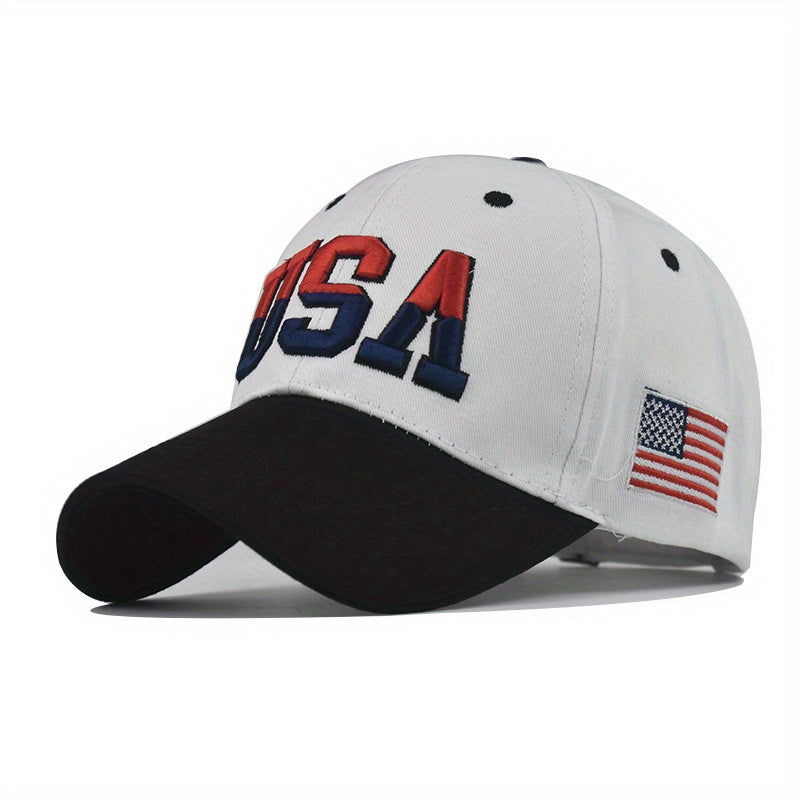 American Flag Baseball Cap Embroidered Hat for Men Women