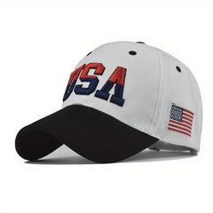 American Flag Baseball Cap Embroidered Hat for Men Women