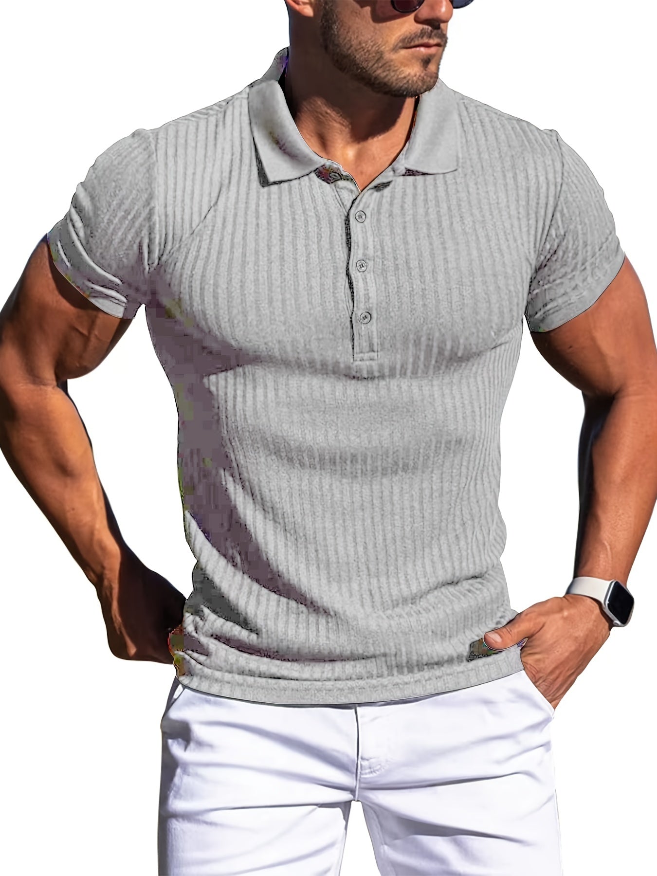 Men's Vintage Casual Button Up Shirt Summer Outdoor