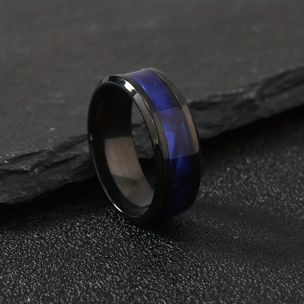 Stainless Steel Shell Ring for Men and Women