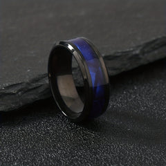Stainless Steel Shell Ring for Men and Women