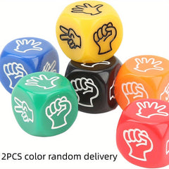 2Pcs Finger Guessing Dice Game Set for Adults & Kids