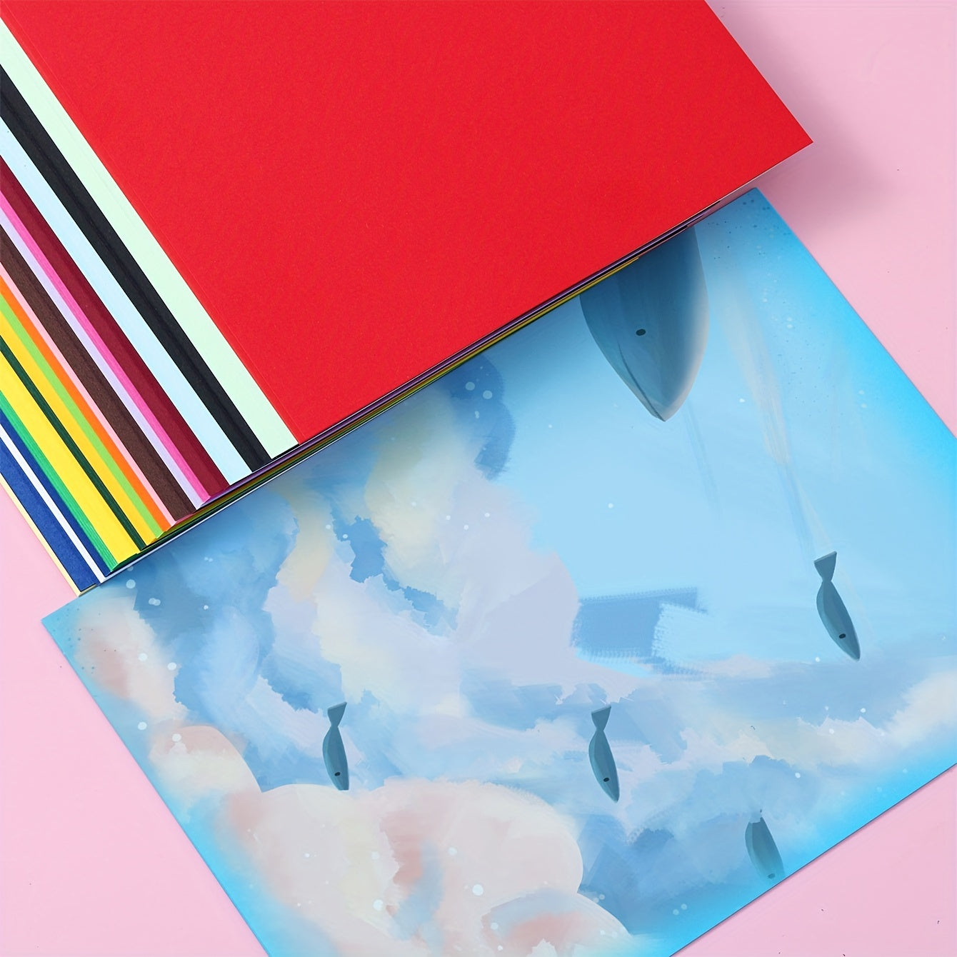 230gms Puree Manual DIY Painting A4 Cardboard 100 Sets