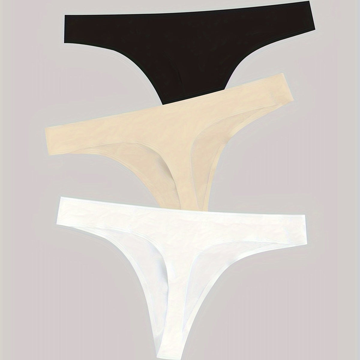 3pcs High Stretch Women's Seamless Active Briefs