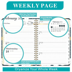 English Schedule A5 Planner With Divider Pages