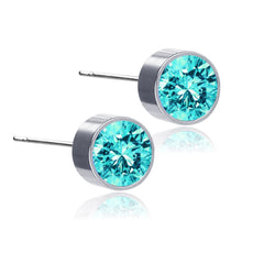 Men's Stainless Steel Drill Ear Pins Ear Cuffs Earrings