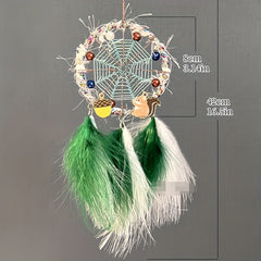 Christmas Gift Car Pendant House Dream Catcher Car Rearview Mirror Pendant