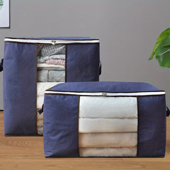 2PCS Large Capacity Quilt Storage Bag Foldable Travel Luggage Packing Cube