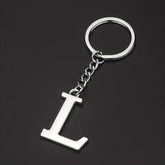 DIY A Letters Key Chain Charm 26 Letters Keychain Men Couple Gift