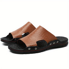 Men's Lightweight Slippers Open Toe Shoes for Outdoor
