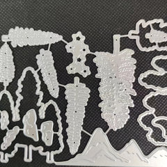 Forest Metal Cutting Dies And Stamps for DIY Scrapbook Decorative Craft