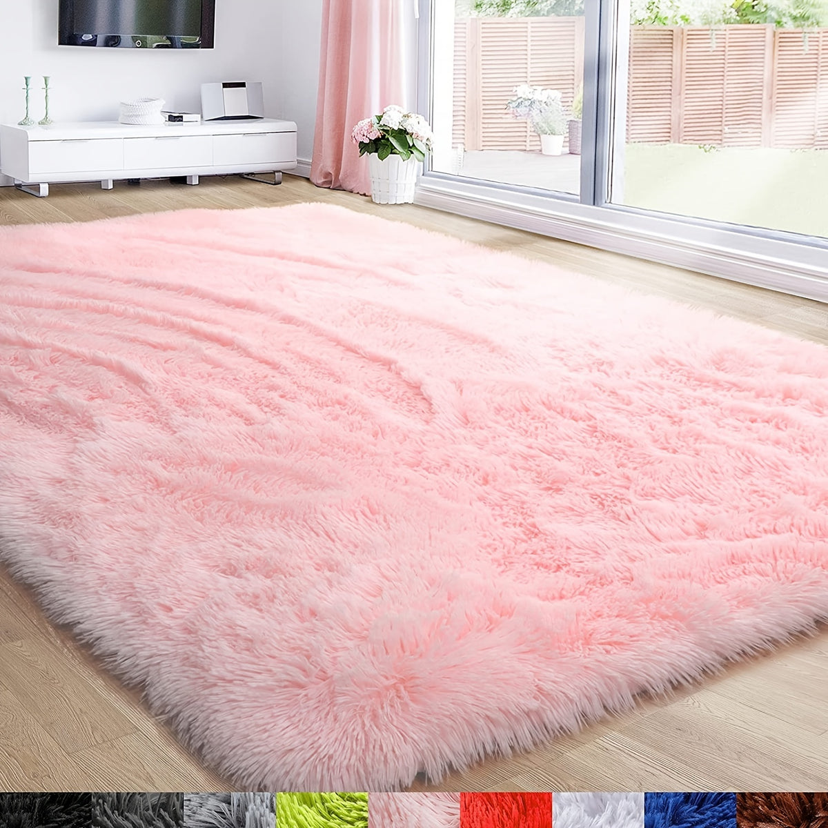 Soft Plush Shaggy Rug 78x110in