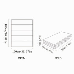 Foldable Cartoon Pattern Play Mat for Learning & Playing