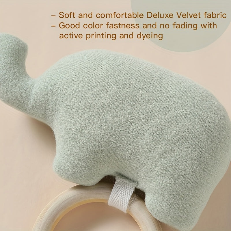 Baby Teether Wooden Molar Ring Elephant Towel Teddy Plush Doll & More