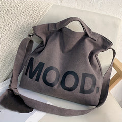 Large Canvas Handbag for Work & Office